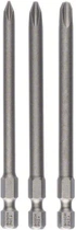 Бита Bosch Extra Hart PH1, PH2, PH3, 89 мм 3 шт (2607001757)
