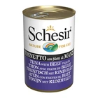Влажный корм для котов Schesir Tuna with Beef Fillets 140 г