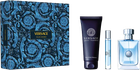 Zestaw męski Versace Pour Homme Woda toaletowa 100 ml + Miniaturka Woda toaletowa 10 ml + Żel pod prysznic 150 ml (8011003889235)  - obraz 1