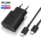 Мережевий зарядний пристрій 25W PD Adapter EP-TA800 Black + кабель Type C