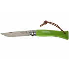 Ніж Opinel №7 Inox VRI Trekking light green (001442)