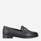 Loafersy damskie skórzane RIEKER 46262-01 41 (7.5UK) 27 cm Czarne (4061811693009) - obraz 1