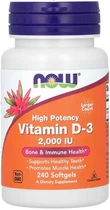 Вітамин Д3 Now Foods Vitamin D3 2000IU 240 sgels