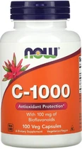 Вітамін С з біофлавоноїдами NOW C-1000 - 100 vcaps