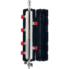 Гидрострелка Koer KR.S1032 4/2 (с воздухоотвод. и дренаж. краном) 1" НР SUS304 (KR2959)