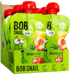Упаковка фруктового пюре Bob Snail Яблуко-Персик 90 г х 10 шт. (4820219343134)