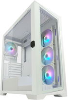 Obudowa LC-Power Gaming 806W Crosswind_X ATX Miditower RGB White (LC-806W-ON) - obraz 3