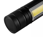 Latarka ręczna akumulatorowa NEO Tools LED CREE T6 + COB Czarny (5907558451436) - obraz 3