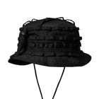 Тактичний капелюх Scout Ukrarmor Hat. Rip-Stop. Колір Black (Чорний) S/M - зображення 6