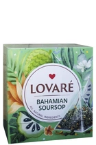 Чай Lovare Bahamian Soursop зеленый в пирамидках с ароматом Багамський Саусеп 15 шт х 2 г (59084)