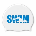 Взрослая Шапочка для плавания Renvo Selva Swim Уни Белый Синий OSFM (2SC500-0304)