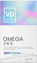 Suplement diety VP Laboratorium Omega 3-6-9 60 kapsułek (5060255351147) - obraz 1