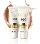 Тональний крем+сироватка 8 в 1 EVELINE SATIN TOUCH BB IVORY №001 30 мл.