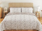 Комплект постельного белья ТЭП "Soft dreams" Beige and White Евро 200 x 220 см наволочки 2 х 70х70 см