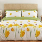 Комплект постельного белья ТЭП "Soft dreams" Яркий нарцисс Полуторный 145 x 210 см наволочки 2 х 70х70 см