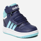 Дитячі кеди для хлопчика adidas Hoops Mid 3.0 AC I IF5314 27 Сині (4066756636869) - зображення 4