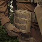 Подсумок утилитарный L. Ukrarmor Крепление Molle. Cordura 500D. Койот. - изображение 3