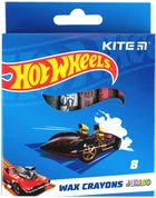 Крейда воскова Kite Jumbo Hot Wheels 8 кольорів (HK24-076)