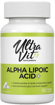 Харчова добавка Ultra Vit Alpha Lipolic Acid+ 90 капсул (5060255358894)