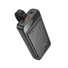 УМБ Павербанк Hoco J123B 30000mAh 22.5W Element зовнішній акумулятор зі швидкою зарядкою та ліхтарем Чорний