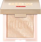 Rozświetlacz do twarzy Pupa Glow Obsesssion Compact 100 Light Gold 6 g (8011607340378)