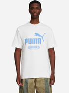 Футболка бавовняна довга чоловіча Puma 62407602 M Біла (4067978396197)