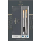 Набір ручок Parker JOTTER Stainless Steel GT FP+BP (перова + кулькова)