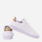 Tenisówki damskie skórzane adidas Advantage GW4845 36 Biały/Złoty (4064049000595) - obraz 3