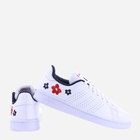 Tenisówki damskie z eko skóry adidas Advantage HR0245 38.5 Biały/Ciemnoniebieski (4066748314331) - obraz 3