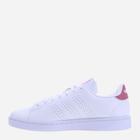 Tenisówki damskie skórzane adidas Advantage HR0322 41.5 Biały/Ciemnoróżowy (4066748730155) - obraz 2