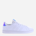 Sneakersy damskie z eko skóry adidas Advantage IF6117 38.5 Biały/Niebieski (4066764081767)