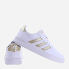 Tenisówki damskie z eko skóry adidas Breaknet 2.0 ID7116 36 Biały/Złoty (4066755779826) - obraz 3