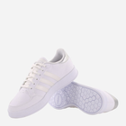 Sneakersy damskie z eko skóry adidas Breaknet GX4322 38 Biały/Srebrny (4065427336862)