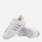 Tenisówki damskie z eko skóry adidas Grand Court 2.0 GW9215 38.5 Biały/Perłowy (4065426187403) - obraz 4