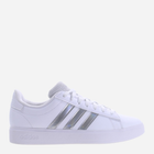 Sneakersy damskie z eko skóry adidas Grand Court 2.0 ID4485 36.5 Biały/Srebrny (4066755770748)