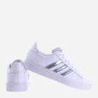 Жіночі кеди низькі adidas Grand Court 2.0 ID4485 36 Білий/Сріблястий (4066755770731) - зображення 3