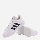 Tenisówki damskie z eko skóry adidas Grand Court Base 2 GW9261 36.5 Białe (4065427839677) - obraz 4