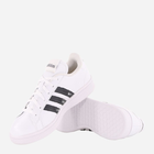 Tenisówki damskie z eko skóry adidas Grand Court Beyond GX5762 39.5 Biały/Czarny (4065418135016) - obraz 4