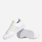 Tenisówki damskie skórzane adidas Grand Court EG7643 38 Biały/Jasnozielony (4062051376738) - obraz 4