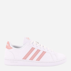 Tenisówki damskie skórzane adidas Grand Court GX8182 38.5 Biały/Jasnoróżowy (4065419530056) - obraz 1