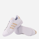 Жіночі кеди низькі adidas Grand Court GV7148 37.5 Білий/Персиковий (4064047564655) - зображення 4