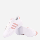 Tenisówki damskie skórzane adidas Grand Court GX8182 38.5 Biały/Jasnoróżowy (4065419530056) - obraz 4