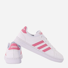 Tenisówki damskie skórzane adidas Grand Court GZ8186 36.5 Biały/Różowy (4064047970890) - obraz 3