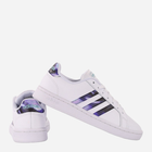 Жіночі кеди низькі adidas Grand Court H00705 38 Білий/Фіолетовий (4064047588330) - зображення 3