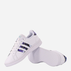 Жіночі кеди низькі adidas Grand Court H00705 38 Білий/Фіолетовий (4064047588330) - зображення 4