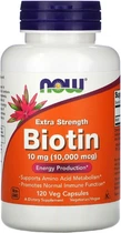 Биотин NOW Biotin 10,000 mcg 120 vcaps