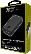 Powerbank Sandberg 420-68 30000 mAh 20W Black (5705730420689) - obraz 4