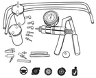 Zestaw narzędzi NEO Tools do układów cieśnienia/podciśnienia 11-267 (5907558436013) - obraz 11