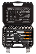 Zestaw nasadek przelotowych NEO Tools 1/4" + 3/8" 46 szt. 10-019 (5907558495782) - obraz 3