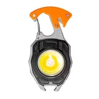 Портативный LED фонарик RIAS W5147-COB аккумуляторный мультитул с зажигалкой и карабином Type-C (3_05282)